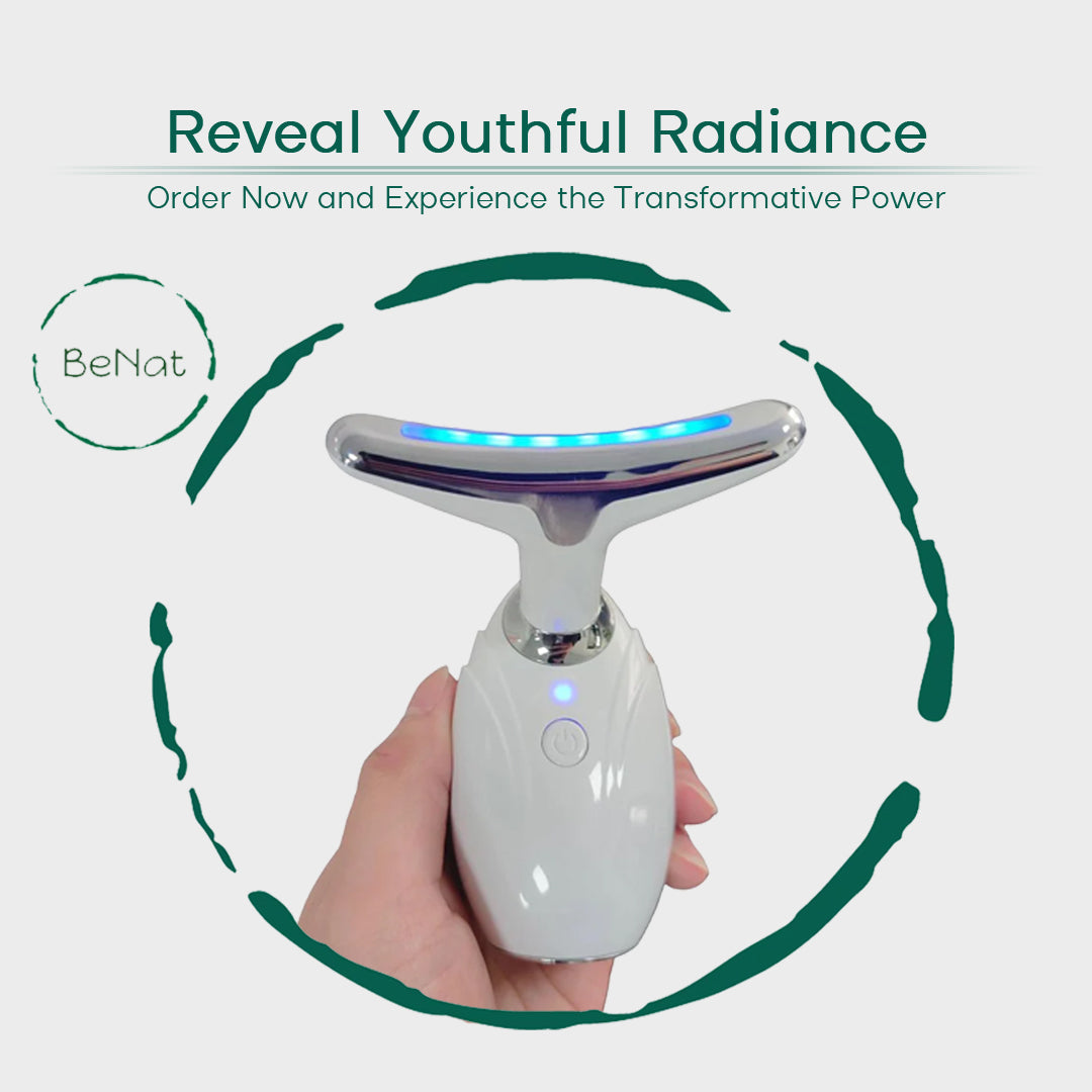 Dispositivo de Terapia LED para Lifting de Cuello y Rostro