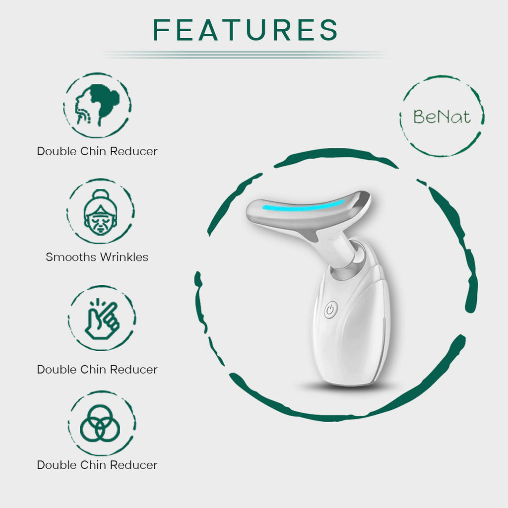 Dispositivo de Terapia LED para Lifting de Cuello y Rostro
