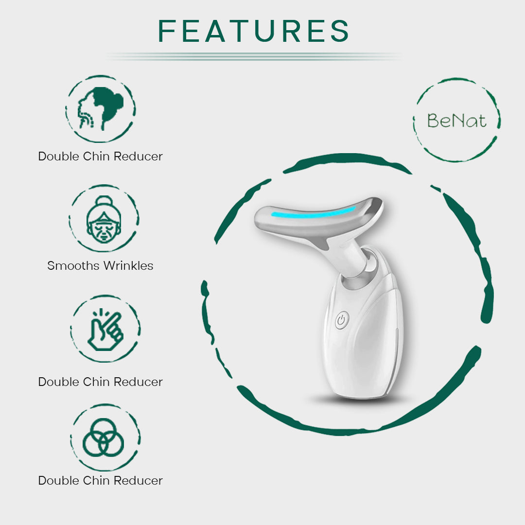Dispositivo de Terapia LED para Lifting de Cuello y Rostro